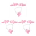 thumbnail image 1 of stanreset Waterproof Nose Clip Swimming Anti-noise Earplug for Protection Ear Protector Pink 3Set, 1 of 6