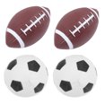 thumbnail image 1 of 1 Set Inflatable Sports Balls Outdoor Footballs Rugby Balls Family Game Props, 1 of 6