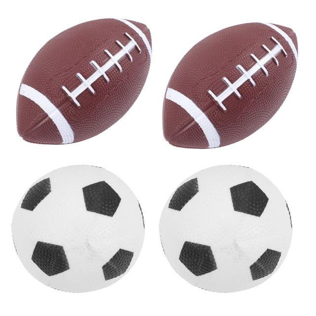1 Set Inflatable Sports Balls Outdoor Footballs Rugby Balls Family Game Props