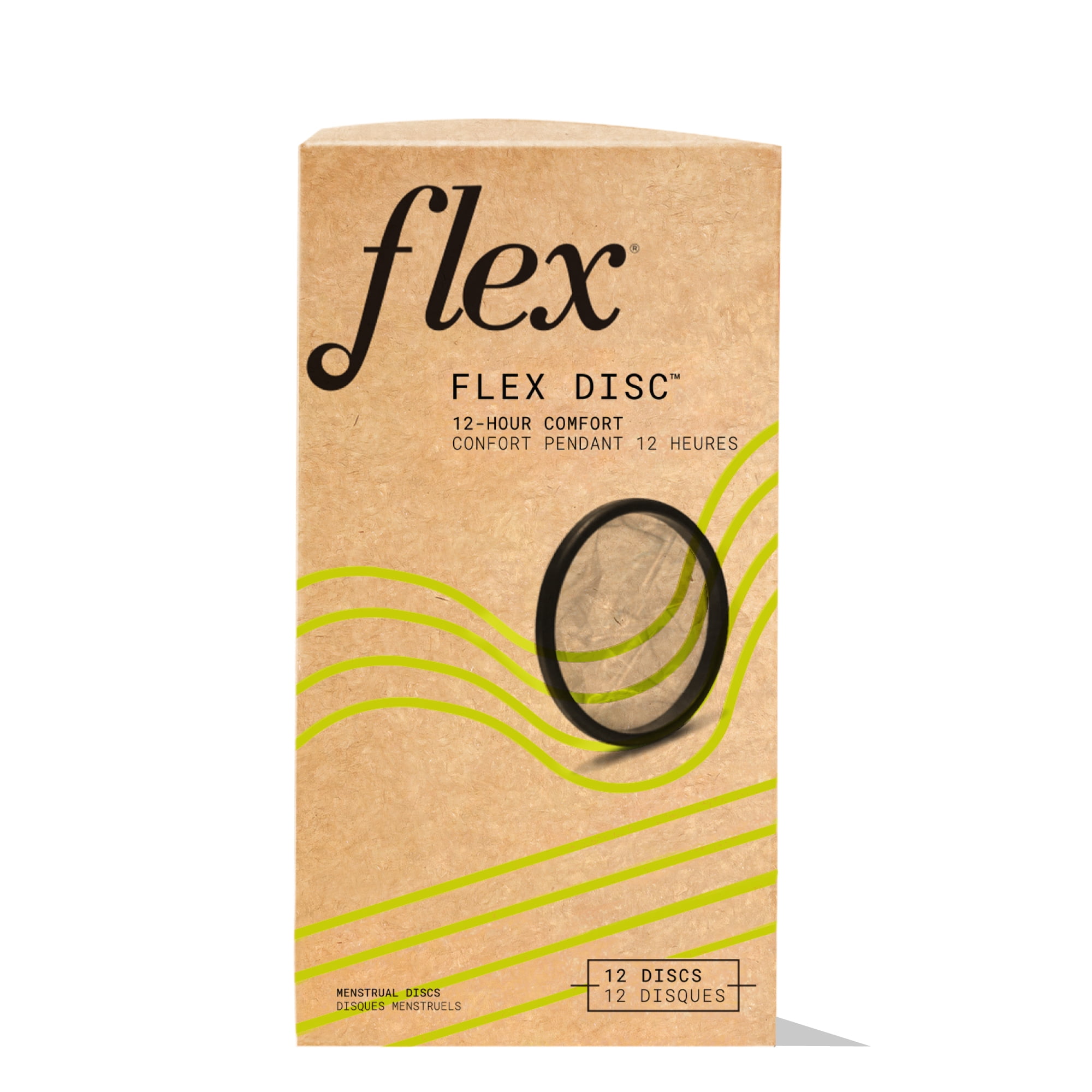 Flex Period Discs 12-Hour Wear Beginner-friendly Tampon or Pad 