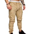 thumbnail image 3 of Men Slim Fit Jogger Cargo Pants Casual Outdoor Sweatpants with Pockets, 3 of 5