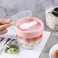 thumbnail image 1 of Glass&Bottle Overnight Oats Jars Cereal Milk Container Leak Proof Oatmeal Jars Yogurt Containers With Lids To Go Storage, 1 of 3