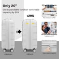 thumbnail image 3 of Joyway 3 Piece Luggage Sets Hardshell Lightweight Suitcase with TSA Lock Spinner Wheels, 3 of 6