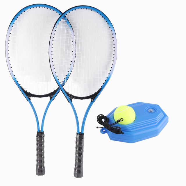 Tennis Trainer Rebound Ball, Tennis Training Equipment, Portable Tennis Training Tool, Tennis Rebounder Kit, Including Ball, Base And Racket For Beginners Sport Exercise