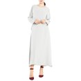 thumbnail image 1 of Erwazi Robe Tunique d'Automne pour Femmes, Décontractée, Ample, à Manches Longues, Col Rond, Fluide, Longue, Maxi, 1 of 2
