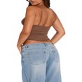 thumbnail image 4 of Womens Y2k Backless Top Sleeveless Strappy Lace Tube Top Tanks Camisole Fashion Going Out Tops Basic Crop Tops, 4 of 6