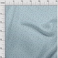 thumbnail image 3 of oneOone Cotton Silk Light Blue Fabric Geometric Craft Projects Decor Fabric Printed By The Yard 42 Inch Wide, 3 of 5