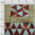 thumbnail image 2 of oneOone Cotton Cambric Brown Fabric Geometric Sewing Craft Projects Fabric Prints By Yard 56 Inch Wide, 2 of 4