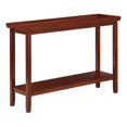 thumbnail image 1 of Pemberley Row Rubberwood Mahogany Console Table Rectangular 48" x 15" x 34" Unassembled, 1 of 5