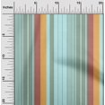 thumbnail image 1 of oneOone Polyester Lycra Fabric Bayadere Stripe Printed Fabric 1 Yard 56 Inch Wide, 1 of 4