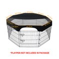 thumbnail image 3 of Playpen Cover,Playpen Not Include Sun Shade Cover 24 Inch Playpen Sun Shade Playpen Cover 8 Cover Waterproof Playpen Fence Mesh Cover 8 Panels Playpen Cover Fence Mesh Cover Jinmie Rookin, 3 of 6