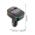 thumbnail image 1 of 5.0 Car Bluetooths FM Transmitter Wireless LED Display Auto MP3 Player Dual USB Ports Phone Charger For Car Radio Music Adapter, 1 of 1