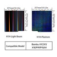 thumbnail image 4 of H1H 3D Printer Platform 257x257mm Build Plate Spring Steel Sheet Compatible with  /X1/X1E/P1P/P1S/A1 3D Printers No Magnetic Base - H1H Light Beam + H1H Phantom, 4 of 6