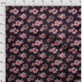 thumbnail image 4 of oneOone Silk Tabby Brown Fabric Floral & Sewing Craft Projects Fabric Prints By Yard 42 Inch Wide, 4 of 5