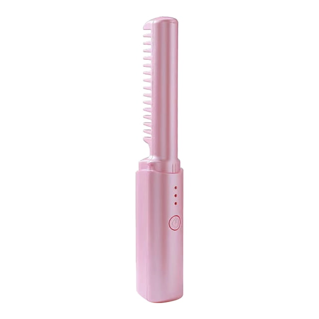 Reduce Price! WSBDENLK Technology Lazy Straight Comb Mobile Straightener Mini USB Charging Portable Travel Roll Duales Use Mobile Straightener