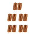 thumbnail image 3 of Thinsony Golf Head Covers PU Portable Protector Travel Athlete Golf for Training Brown Large 10 Pcs 5Set, 3 of 6
