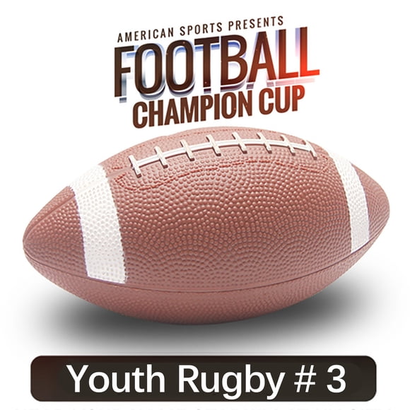 sdhkgrrt under $5 2Pcs Inflatable Football, No.3 Youth Inflatable FootballToy,American Style Rugby Ball forChildren,PVC Sports Training Ball,Team Game Teaching Equipment,Outdoor Play Activity Ball