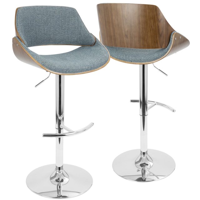 Tabouret de bar ajustable moderne milieu-du-siècle Fabrizzi, de LumiSource