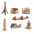 thumbnail image 1 of lionlar 7x Kit de Modèles de Bâtiments Figurines Ornement Collection Kits de Modèles Architecture pour, 1 of 9