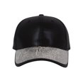 thumbnail image 2 of Top Headwear Shiny Studded Baseball Cap - Black, 2 of 2