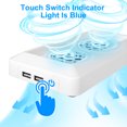 thumbnail image 4 of Vertical Cooling Fan Stand Fit for Xbox Series S Console, Cooler Station with 2 High-Speed Noise Cancelling Fans, 2 USB Ports Charging and Data Syncing, 4 of 9