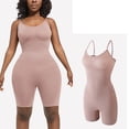thumbnail image 4 of Dealovy Bodysuit for Women Belly Control Shapewear Jumpsuits Spaghetti Strap Seamless Workout Base Layer Romper, 4 of 4