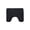 Black, variant on Dvruxg Soft Foam Bath Mat, U Shape Toilet Rug, Machine Washable Velvet Fleece Carpet for Bathroom Safety & Comfort Enhancement