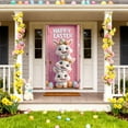 thumbnail image 4 of C Easter Door Curtain Party Decorations, Polyester Fabric Door Cover With Full Coverage And Easy Setup For Home Decor, Classroom, Office Display – 70.87X35.43In 0.26Lb, 4 of 7
