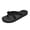 Black, variant on Sandals for Women Flip Flops Yoga Mat Footbed Fashion Slippers Open Toe Summer Casual Beach Comfortable Cute Shoes Red Size 9