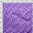 thumbnail image 2 of oneOone Velvet Purple Fabric Florals Craft Projects Decor Fabric Printed By The Yard 58 Inch Wide, 2 of 4