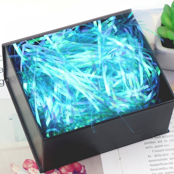 3mmlk Raffia Gift Box Filler for Wedding Favors & DIY Crafts | Plastic Shredded Filler for Gift Baskets, Packaging Embellishments, Party Decorations, Floral Arrangements, Birthday & Holiday Gift