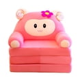 thumbnail image 2 of Infant Couch Cover, Foldable Furniture Protector Sofa Bed Cover Washable Cartoon Pink Sheep, 2 of 9