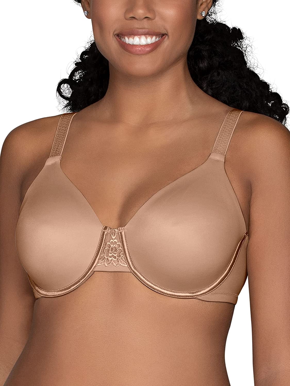 Vanity Fair Womens Beauty Back Full Figure Back Smoothing Minimizer Bra, 36C