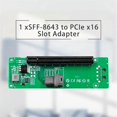 thumbnail image 3 of 1 Port PCIe Slot Expansion Card SFF-8643 To PCIe X16 Slot Adapter, 3 of 5