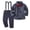 Navy, variant on Yuyuzo Toddler Baby Boy Clothes Formal Set Formal Dress Shirts Suspender Pants and Bowtie Dress Casual Outfits