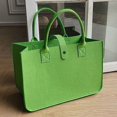 thumbnail image 4 of Women Handbag Portable Handle Solid Color Large Capacity Rectangle Gift Thickened Felt Ladies Tote Bag Purse Daily Life, 4 of 10