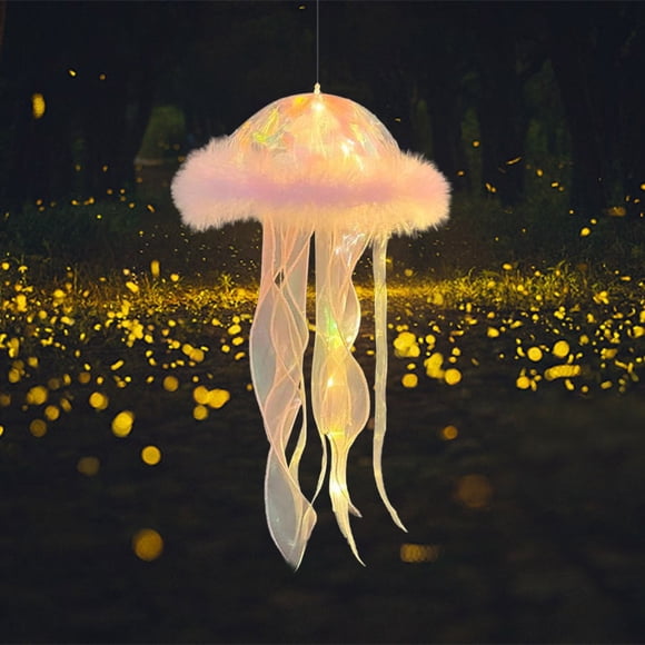Chmadoxn Veilleuses Jellyfish Lamp Ensemble de Matériaux, Gadgets du Réveillon du Nouvel An, Gadgets du Réveillon, Décorations, Décoration de Chambre, Gadgets de Table Jellyfish Lamp