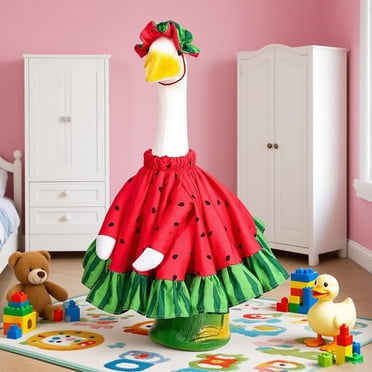 JJKBVCLO Goose costume,Garden Sculptures Outdoor Statue clothes