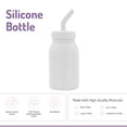 thumbnail image 4 of Melii gourde en silicone avec paille 177 ml pour bébés et tout-petits, 4 of 5