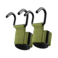 thumbnail image 3 of Lipstore Fitness Weight Lifting Hook Padded Wrist Straps for Powerlifting Shrugs Rows Green, 3 of 8