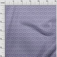 thumbnail image 3 of oneOone Georgette Viscose Bluish Violet Fabric Floral Sewing Craft Projects Fabric Prints By Yard 42 Inch Wide, 3 of 4
