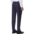 thumbnail image 3 of INSPIRE CHIC Men's Pants Stripes Zipper Closure Front Pockets Dress Pants 36 Navy Purple, 3 of 7
