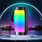 TopLLC Bluetooth audio sans fil Bluetooth Petit haut-parleur Subwoofer Maison coloré lumière extérieure portable Mini Insertion de la carte Haut-parleur Bluetooth audio