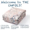 thumbnail image 3 of RUGKING Runner Rug 2x5 Vintage Pink Area Rug for Kitchen Entry Living Room Bedroom Bathroom Thin Carpet Foldable Non-Slip Floral Print Small Indoor Rug, 3 of 5