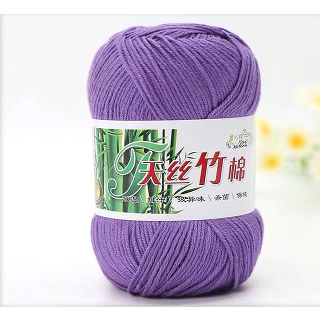 LSLJS Yarn for Crocheting Soft Knitting Yarn for Crafts Multicolor Yarn DIY Yarn Colorful Hand Knitting 50g Knitting Crochet Milk Soft Baby Cotton Wool Yarn