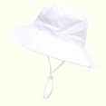thumbnail image 3 of XZNGL Toddler Baby Summer Sun Protection Fashion Solid Color Sun-Hat Cute Sunscreen Hat Cap, 3 of 10