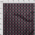 thumbnail image 2 of oneOone Cotton Silk Fabric Diamond & Swirl Ikat Decor Fabric Printed BTY 42 Inch Wide, 2 of 4