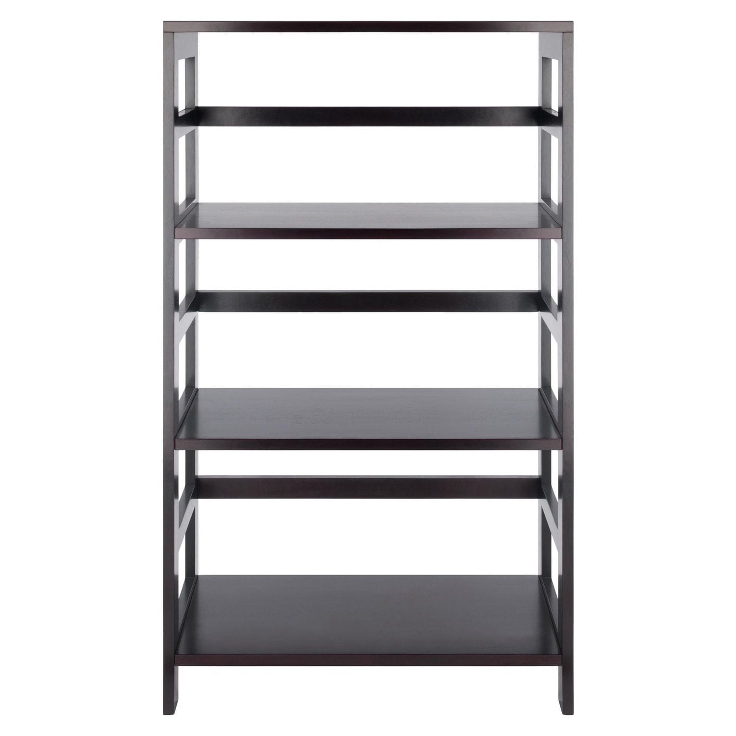 Winsome Capri 7pc Storage Shelf, Espresso/Beige Finish - 92851