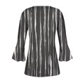 thumbnail image 5 of Hauts à Manches 3/4 pour Femmes Mode Imprimé Décontracté Col en V T-Shirt Blouse à Manches 3/4 Hauts Robe T-Shirt Femmes Été T-Shirts pour Femmes Robe d'Été avec Manches pour Femmes, 5 of 5