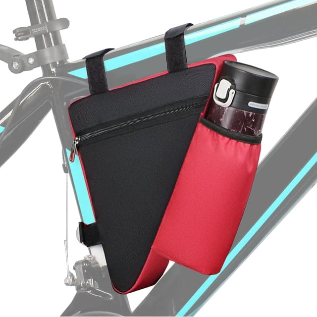 AIGIA Bike Triangle Frame Bag Bicycle Cycling Storage Triangle Top Tube Front Pouch Saddle Bag for Road and Mountain Bikes